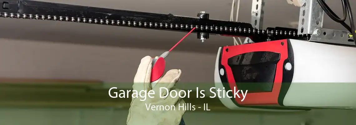 Garage Door Is Sticky Vernon Hills - IL