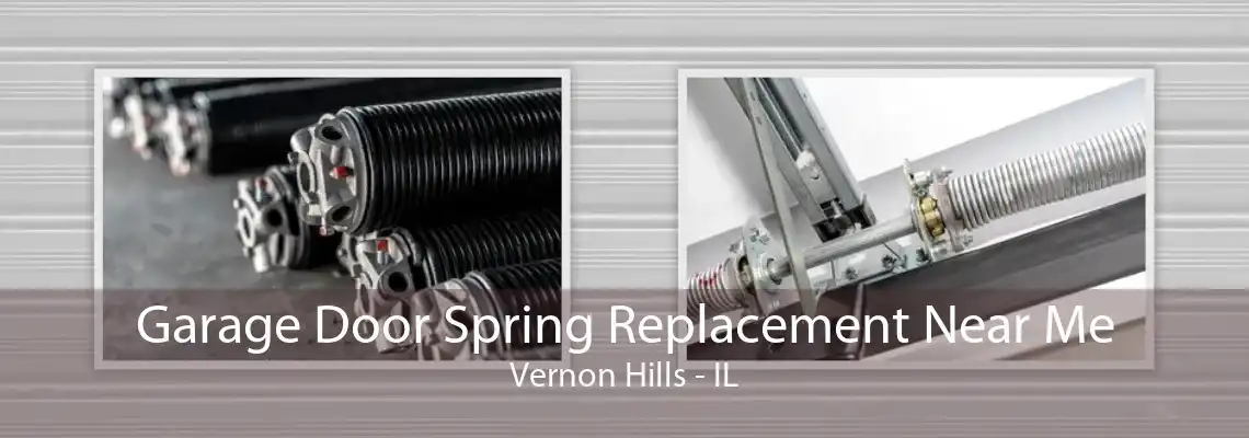 Garage Door Spring Replacement Near Me Vernon Hills - IL