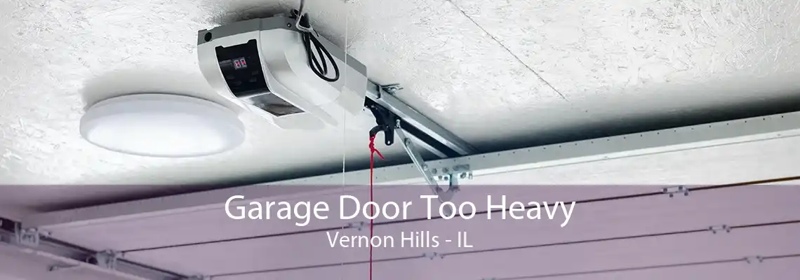 Garage Door Too Heavy Vernon Hills - IL